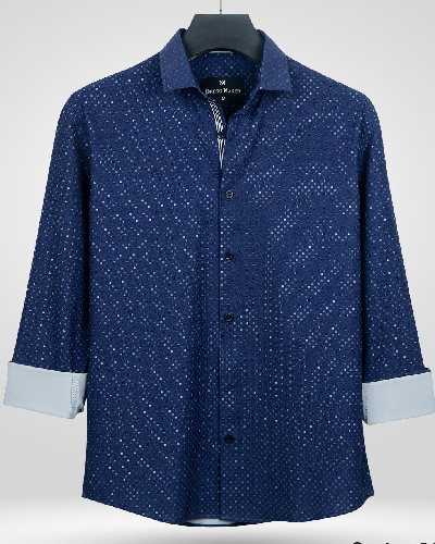 Luxury Print Stretch Shirt